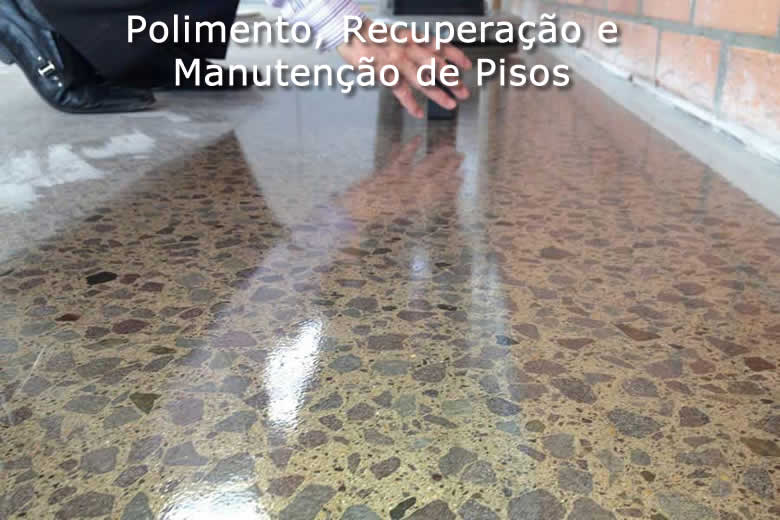 Polimentos, Manuten&ccedil;&atilde;o, Polimento de Pisos